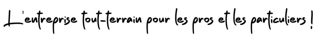 Slogan Leyotech : L'entreprise tout-terrain pour les pros et les particuliers.